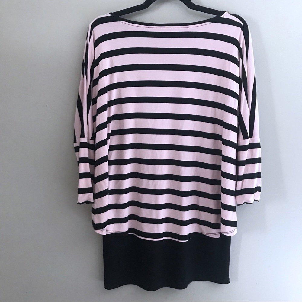 Joseph Ribkoff - Striped Top - 8 - Picture 2 of 4